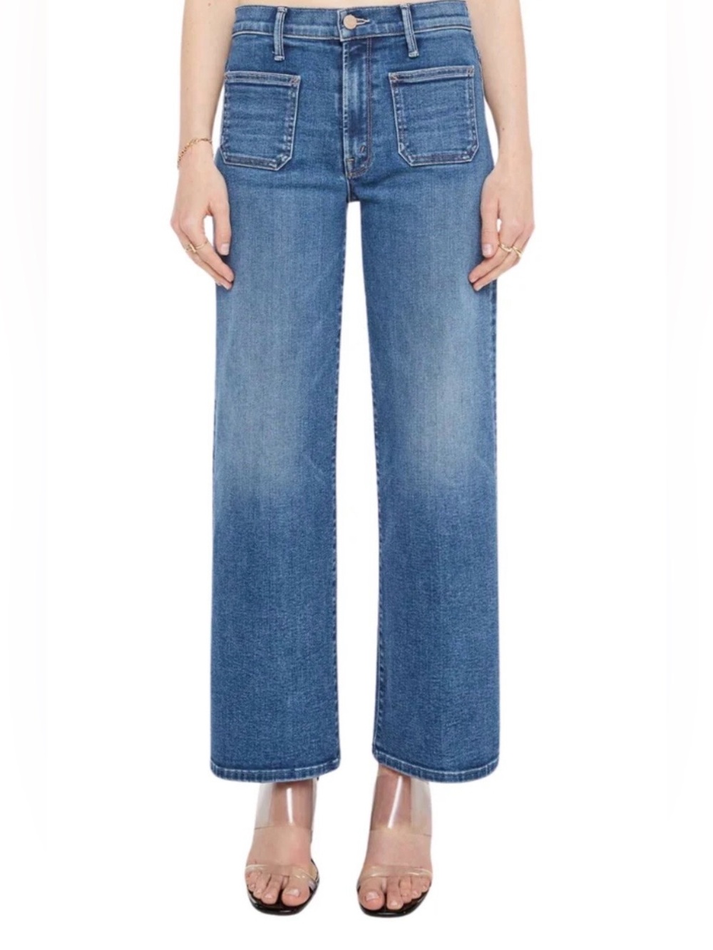 Mother Lil Patch Pocket Maven Ankle
in Let’s Split - Size 26